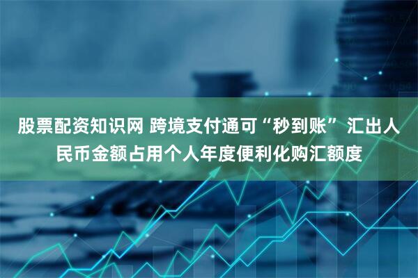 股票配资知识网 跨境支付通可“秒到账” 汇出人民币金额占用个人年度便利化购汇额度